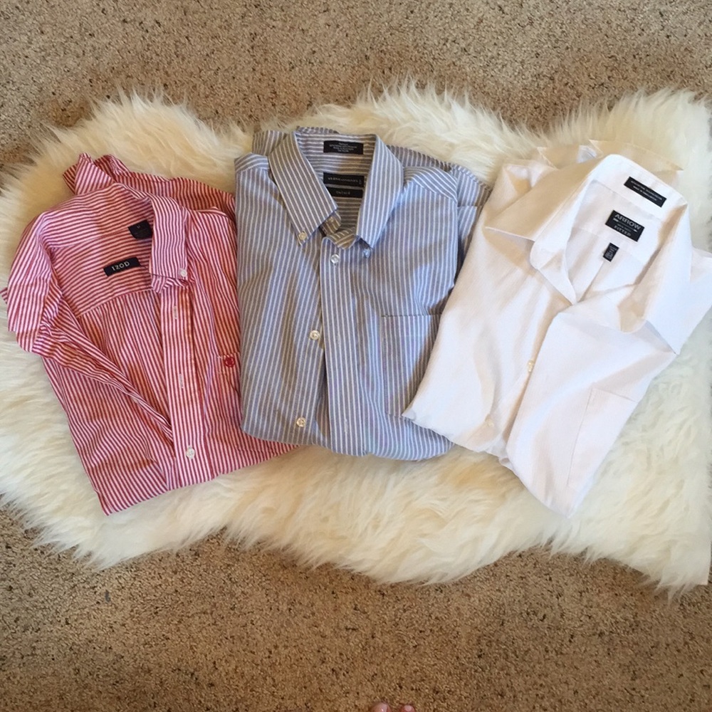 Lot of men’s dress shirts